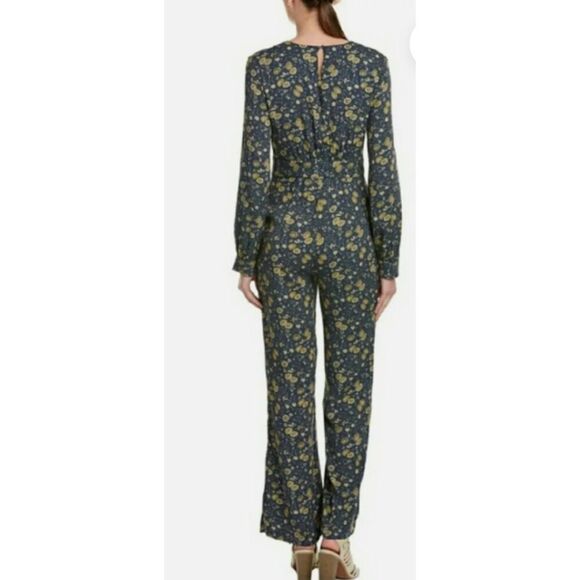 Free People Floral Patterned Jumpsuit Size 8 - Picture 6 of 6